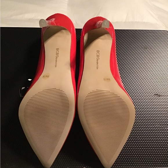 New BCBGeneration Red Patent Pumps (8) - Picture 5 of 5